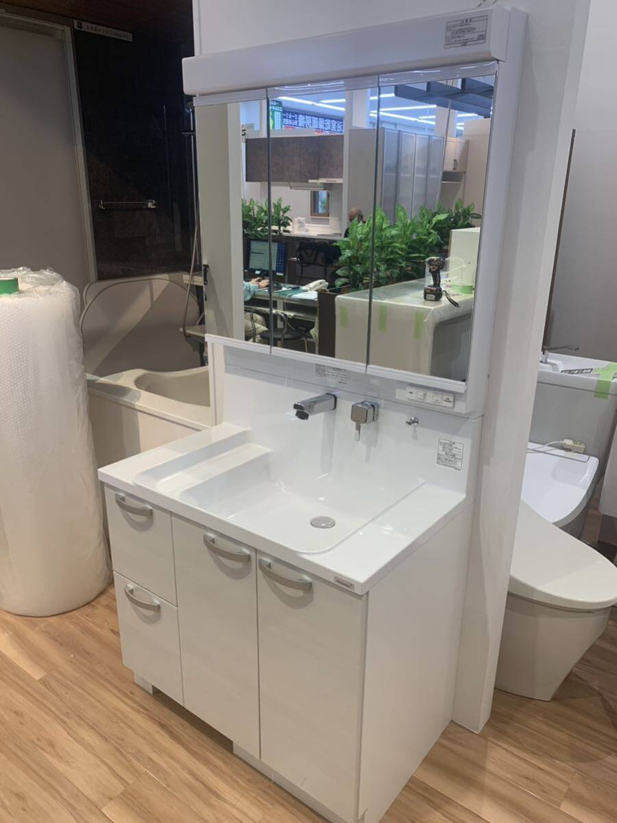 No.600733 ハウステック COCOSH 洗面化粧台 W900 住宅展示場 No.600733 ハウステック COCOSH 洗面化粧台 W900 住宅展示場