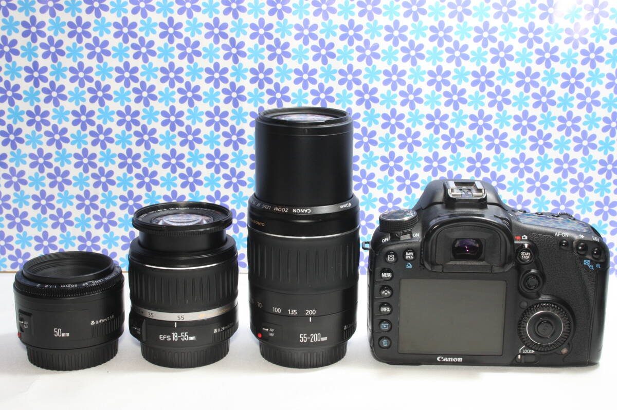 極上美品 キャノン Canon EOS 7D トリプルレンズセット 超高画質 極上美品 キャノン Canon EOS 7D トリプルレンズセット 超高画質