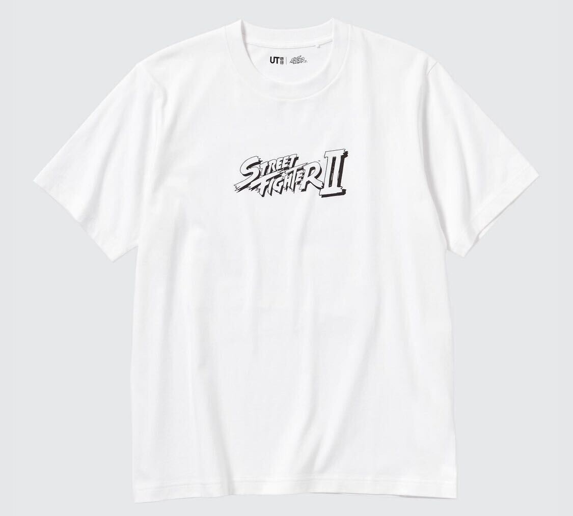 ストリートファイター XXL Tシャツ カプコン uniqlo 新品 白 3L 新品即決 XLサイズ ストリートファイター STREET FIGHTER II T
