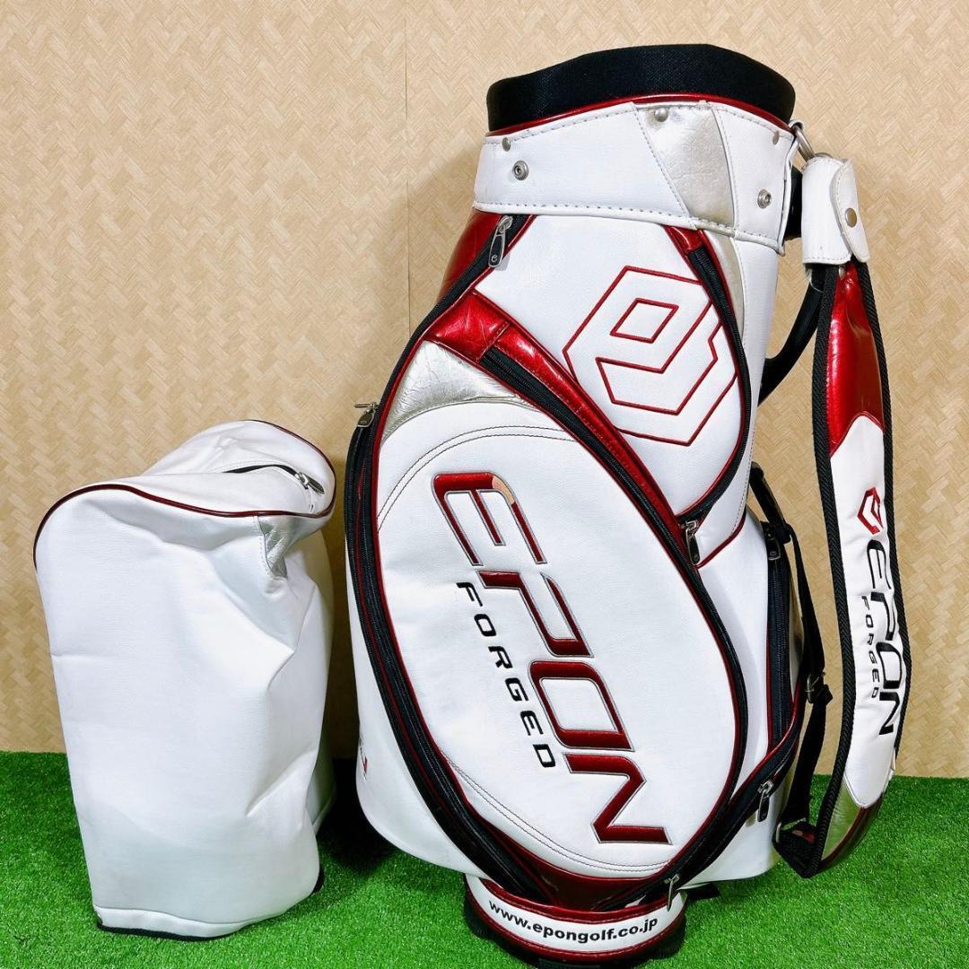 EPON エポン キャディバッグ 9型 遠藤製作所 カート ホワイト EPON エポン キャディバッグ 9型 遠藤製作所 カート ホワイト