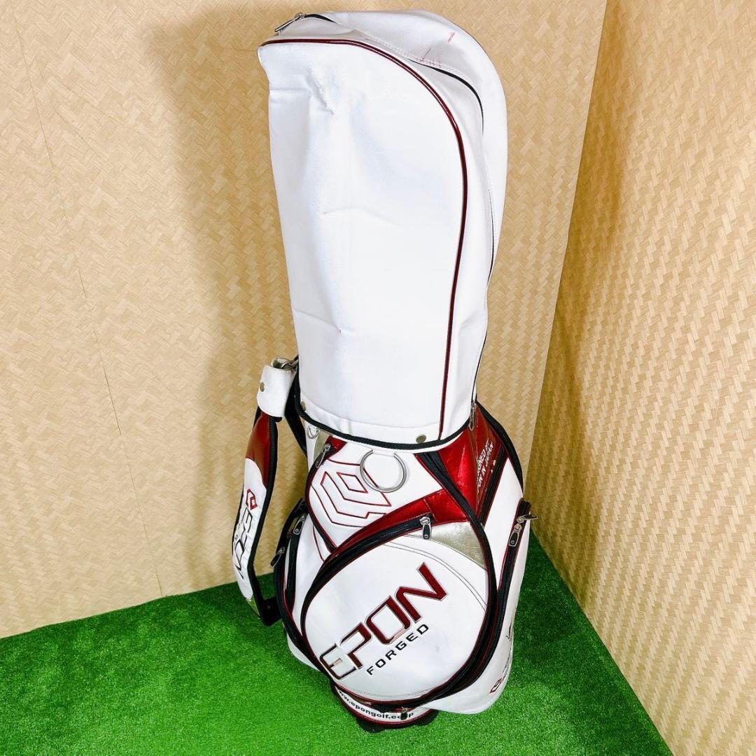 EPON エポン キャディバッグ 9型 遠藤製作所 カート ホワイト EPON エポン キャディバッグ 9型 遠藤製作所 カート ホワイト