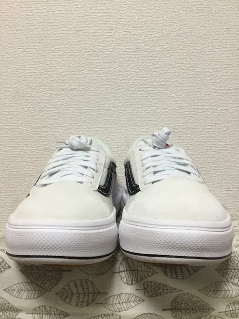 美品 送料込 24 5 バンズ VANS 厚底 スニーカー 白 03 0613 美品 送料込 24 5 バンズ VANS 厚底 スニーカー 白 03 0613
