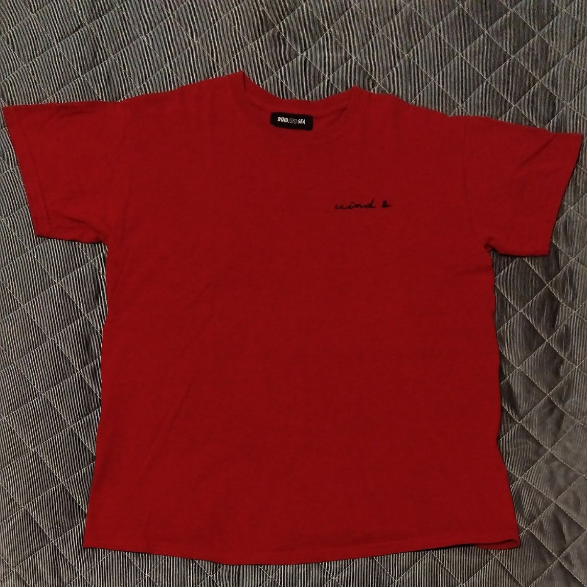 WIND AND SEA (ウィンダンシー) / 初期モデル / レア / 半袖Tシャツ / レッド / サイズS