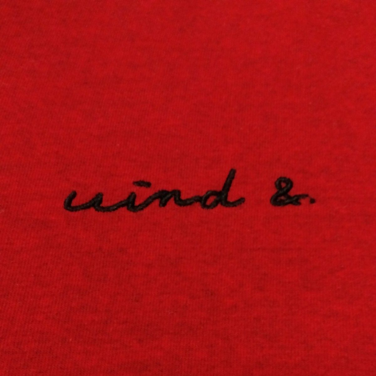 WIND AND SEA (ウィンダンシー) / 初期モデル / レア / 半袖Tシャツ / レッド / サイズS