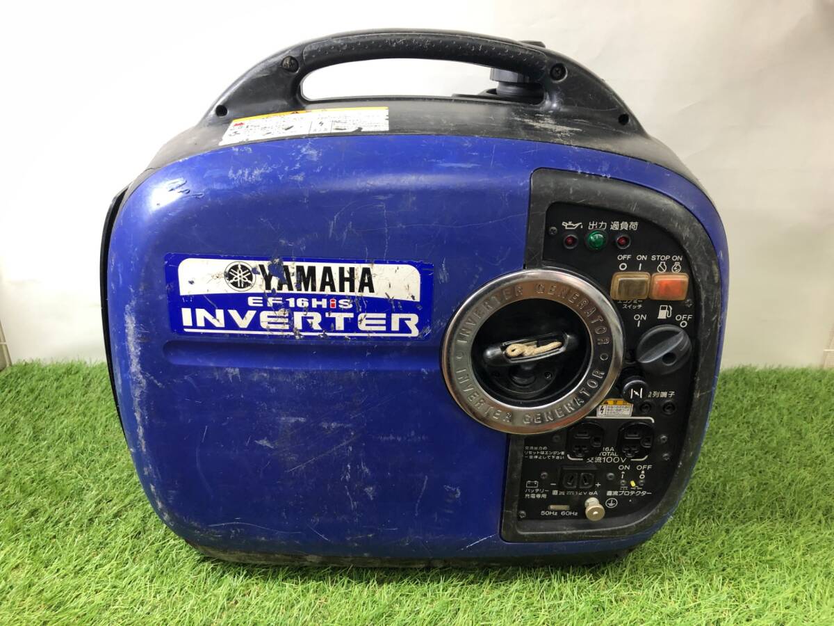 中古品 エンジン工具 YAMAHA ヤマハ 防音型インバータ発電機 EF1600iS 本体のみ.屋外作業.ジェネレーター. ITJWKKOJ9MO0