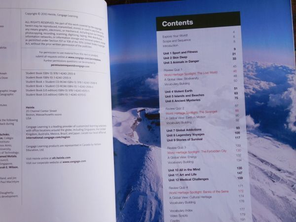 English英語教材洋書no.4 NATIONAL GEOGRAPHIC READING EXPLORER 3 HEINLE CENGAGE LEARNING NANCY DOUGLAS 未記入_画像2