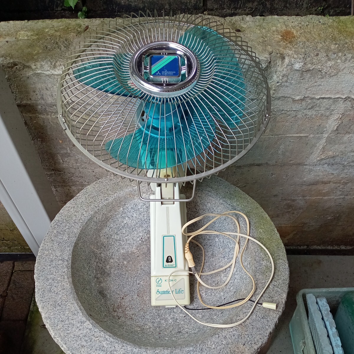 昭和レトロ★MITSUBISHI壁掛け扇風機★ Yahoo!オークション - 壁掛け 扇風機 三菱 サマーライフ 昭和