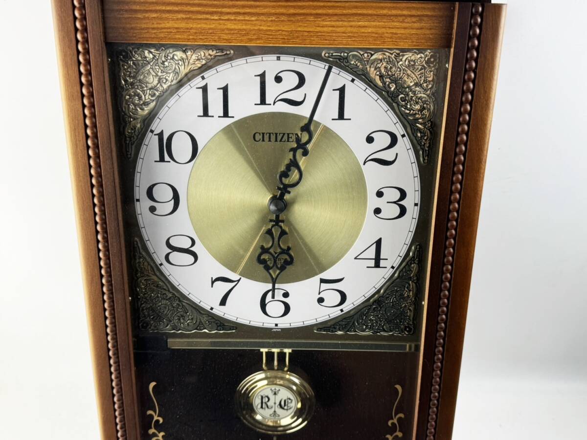 ジャンク品】昭和レトロ CITIZEN シチズン 振り子 ボンボン時計