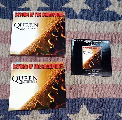 CD　Return of the Champions　クイーン+ポール・ロジャース　Queen plus Paul Rodgers　クイーン　デジパック 2枚組 ディスク良好　送料込
