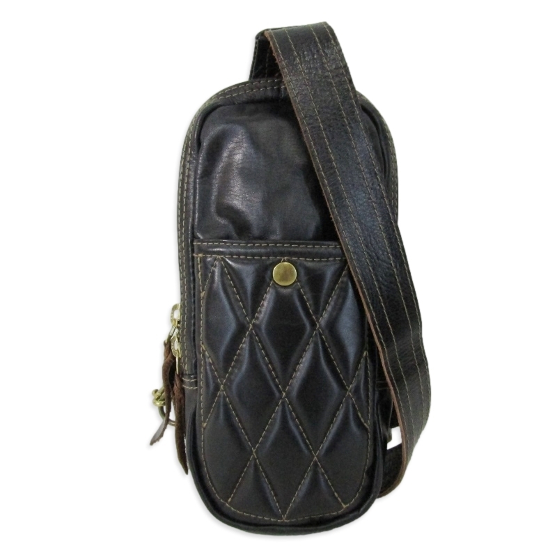 TAKAHASHI MADE IN OKUTAMA 高橋 made in 奥多摩 ワンショルダーバッグ OS-02 PAD POCKET 渋鞣し ブラック 黒 61000794