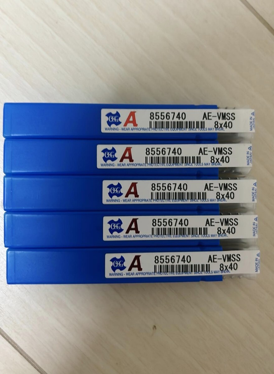 OSG 超硬 エンドミル AE VMSs 8 x 40 5 本セット ロンクネック OSG 超硬 エンドミル AE VMSs 8 x 40 5 本セット ロンクネック