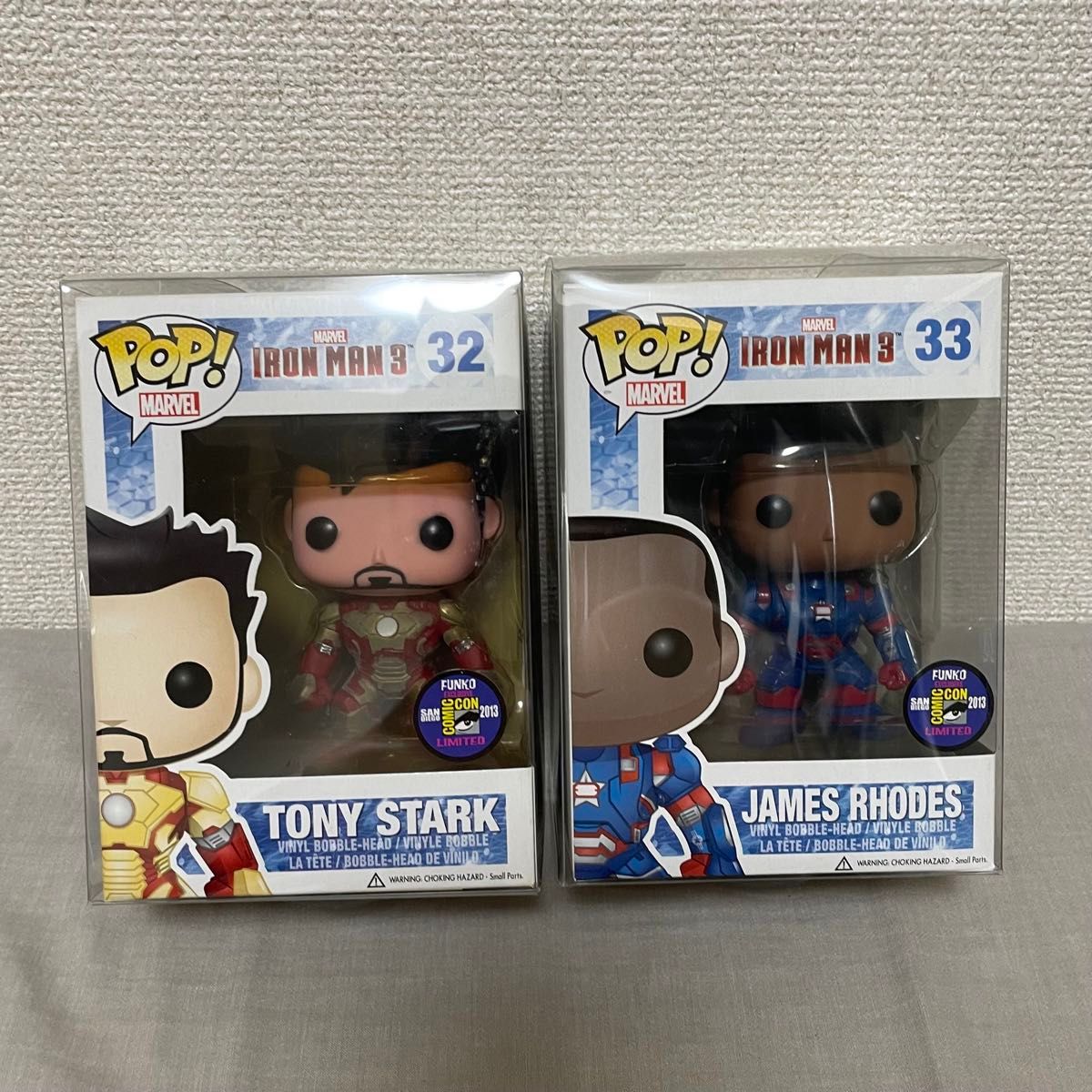 ファンコポップ SDCC2013 限定 激レア アイロンマン 2種セット ファンコポップ SDCC2013 限定 激レア アイロンマン 2種セット