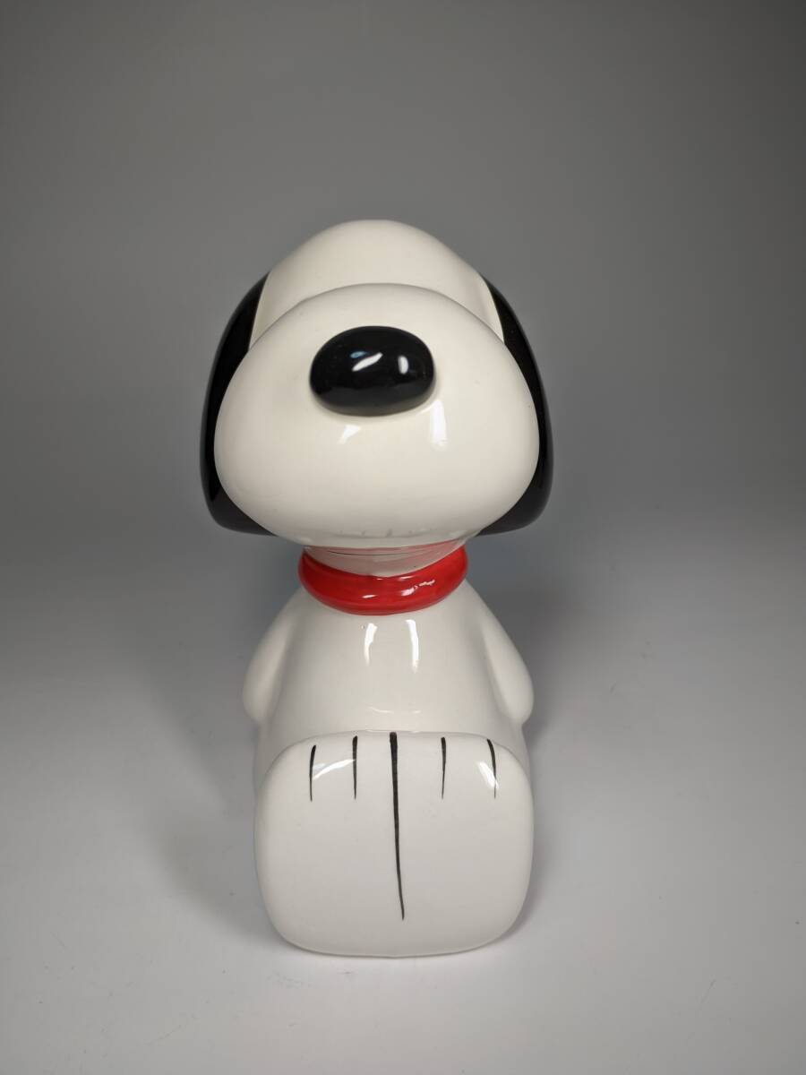 ビンテージ スヌーピー 専用チェア付き!昭和 FAMILIA 入手不可能! 60s スヌーピー ビンテージ 14cm 陶器製 貯金箱 United Feature