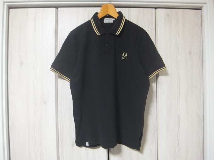 FREDPERRY 60周年記念ポロシャツ M 黒☆フレッドペリー 5212 1952-2012 英国製_画像1