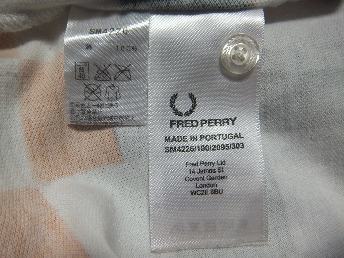 FREDPERRY×RAF SIMONS ポロシャツ 38☆フレッドペリー ラフシモンズ 別注 ポルトガル製_画像9