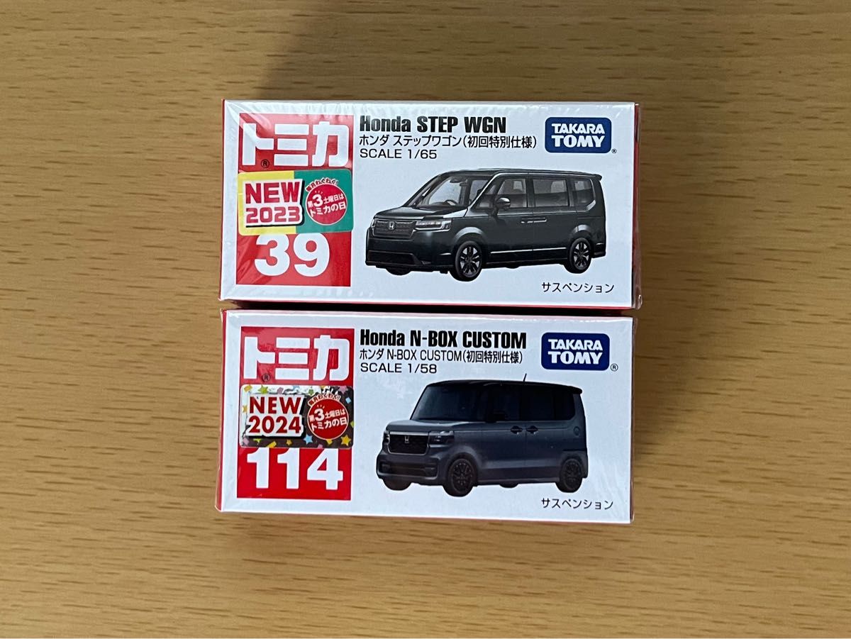 新品・未開封 トミカNo 39 ホンダ ステップワゴン&No 114 新品・未開封 トミカNo 39 ホンダ ステップワゴン&No 114