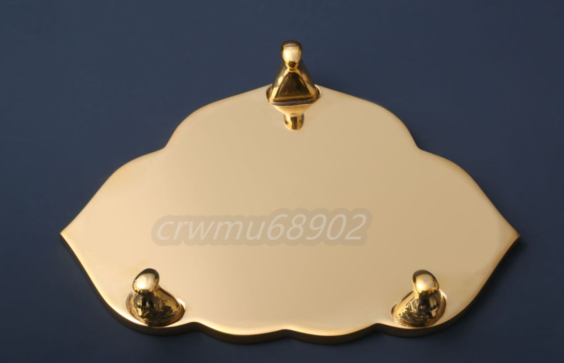 密教法具 仏具 真鍮製 金剛盤 24.5x17.5x4.3cm - 仏具一般 密教法具 仏具 真鍮製 金剛盤 24.5x17.5x4.3cm - 仏具一般