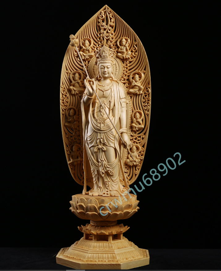 最新作 仏教工芸品 木彫仏教 精密彫刻 仏師で仕上げ品 総檜材 最新作 仏教工芸品 木彫仏教 精密彫刻 仏師で仕上げ品 総檜材