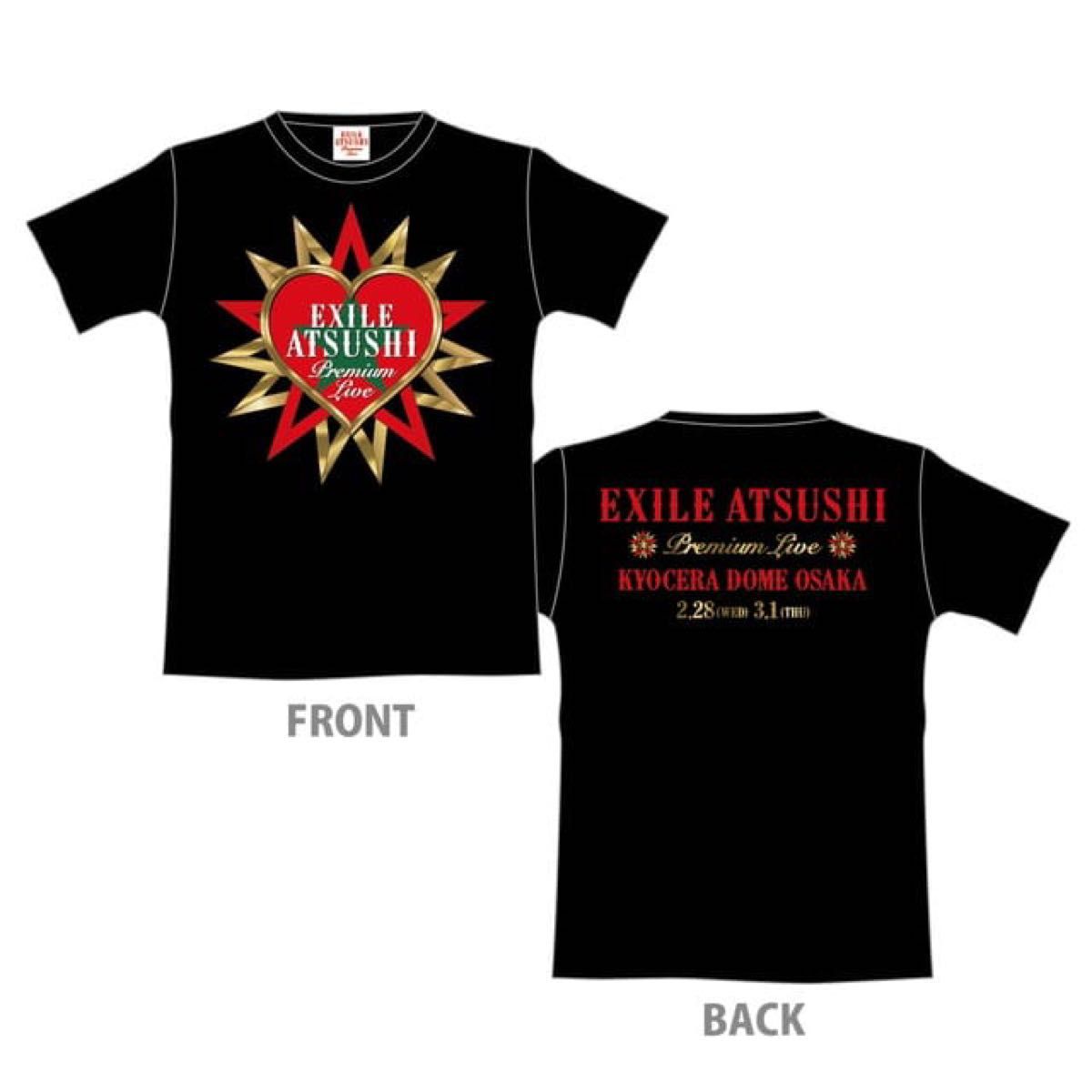 EXILE ATSUSHI premium Live 2018 ツアーTシャツ ブラック S EXILE ATSUSHI premium Live 2018 ツアーTシャツ ブラック S