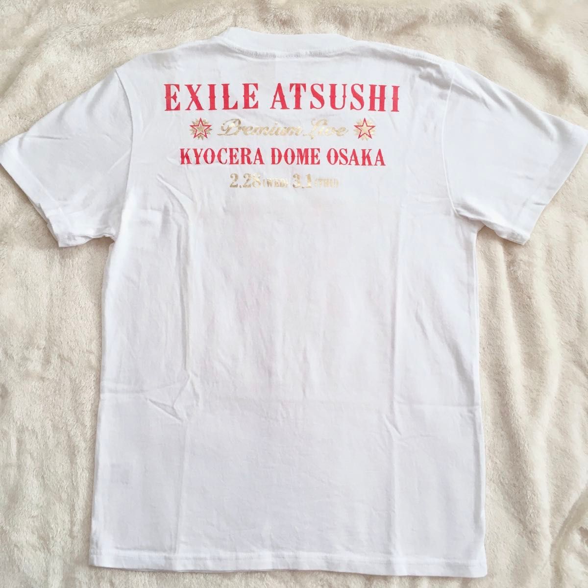 EXILE ATSUSHI premium Live 2018 ツアーTシャツ ホワイト S EXILE ATSUSHI premium Live 2018 ツアーTシャツ ホワイト S