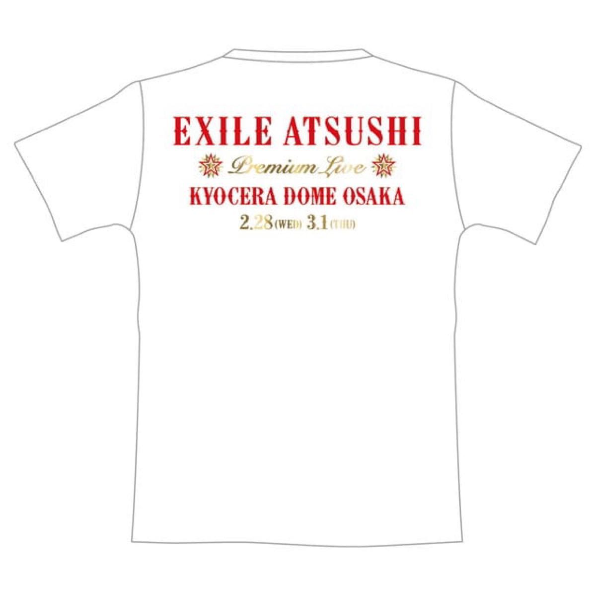 EXILE ATSUSHI premium Live 2018 ツアーTシャツ ホワイト S EXILE ATSUSHI premium Live 2018 ツアーTシャツ ホワイト S