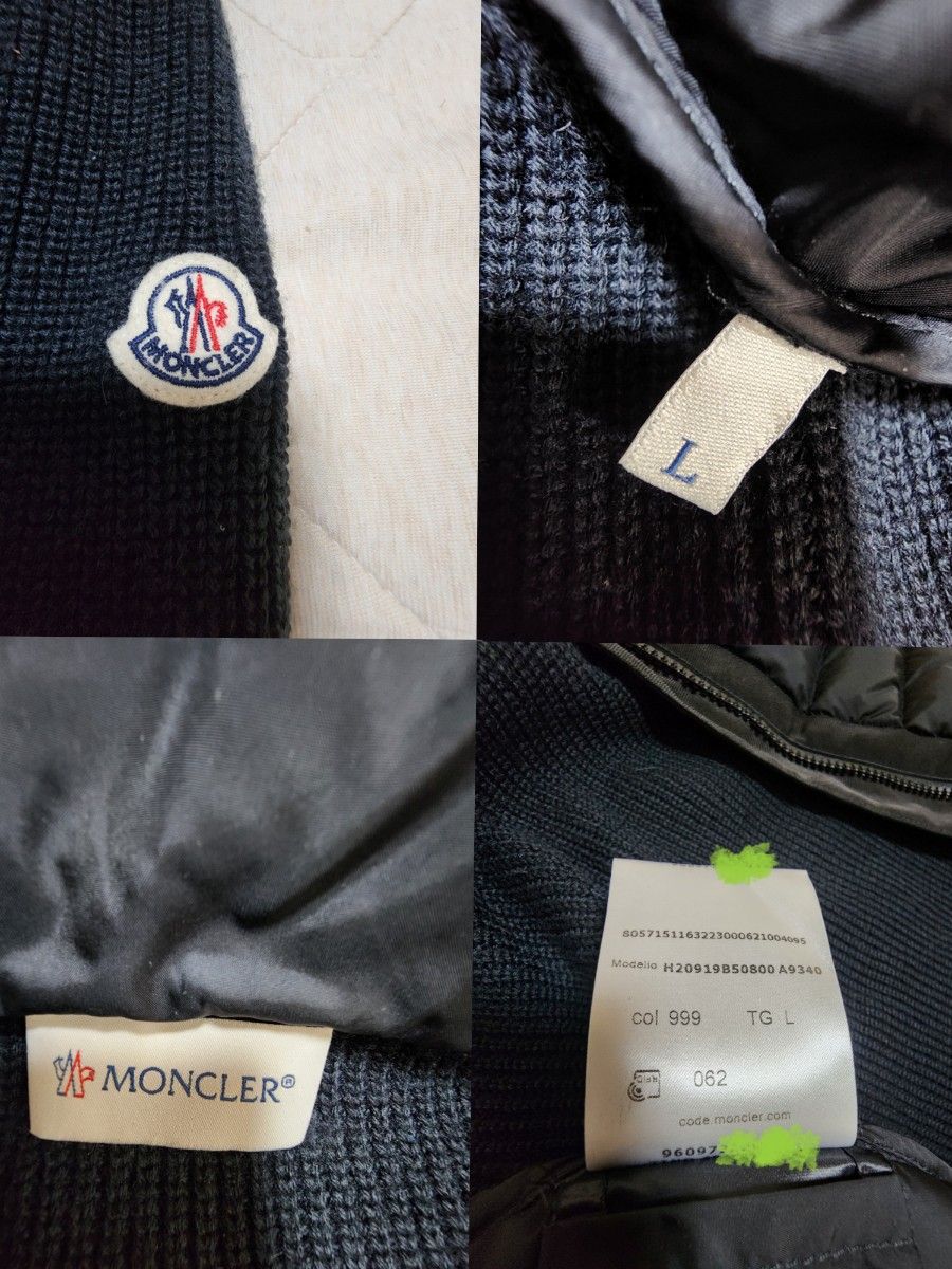高年式 2022AW】 MONCLER モンクレール ハイブリッドダウン 高年式 2022AW】 MONCLER モンクレール ハイブリッドダウン