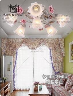 美品登場☆高品質 可愛いアンティーク調・薔薇シャンデリア 天井 美品登場☆高品質 可愛いアンティーク調・薔薇シャンデリア 天井