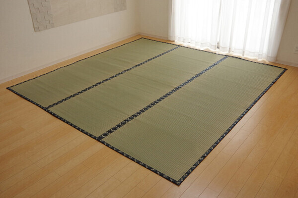 日本製 江戸間1畳（88×176cm）い草 上敷梅花 ばいか