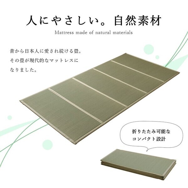 い草 約100×200cm ユニット 畳 軽量 抗菌防臭 消臭 防音 断熱性 お手入れ 簡単 畳マットレス