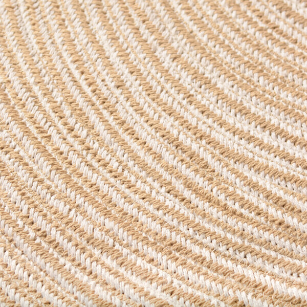  rug India cotton rug round shape diameter approximately 140cm... Blade beige white 