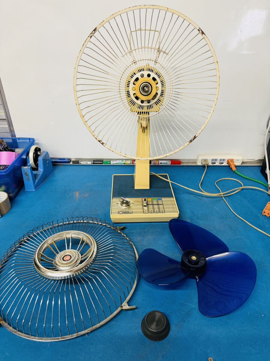 【激レア!】レトロ家電【希少!】 UNYWORLD UW 電化製品 扇風機 昭和レトロ 時代物 希少 レア 冷