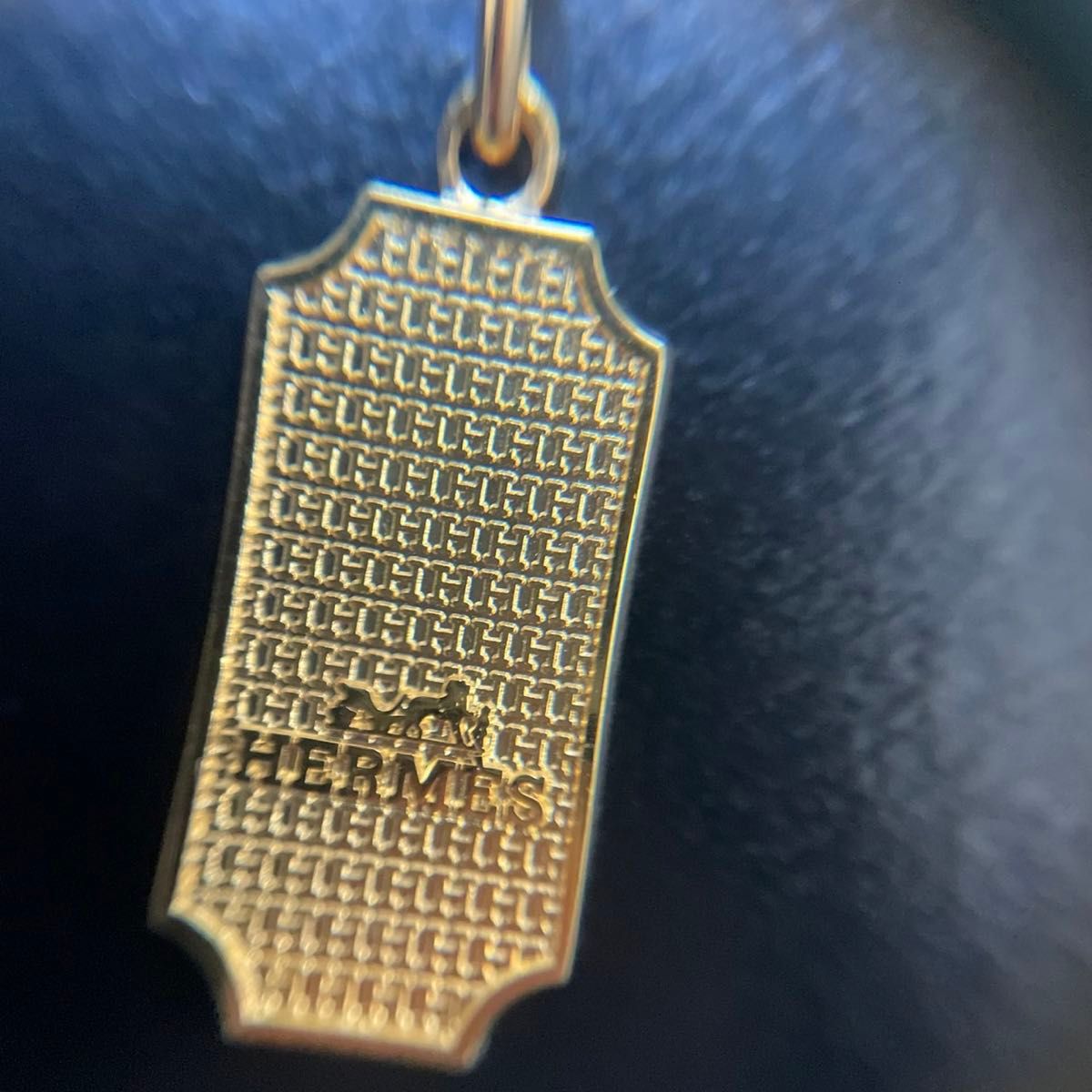 HERMES エルメス ゴールドプレートネックレス ビンテージ 美品 HERMES エルメス ゴールドプレートネックレス ビンテージ 美品
