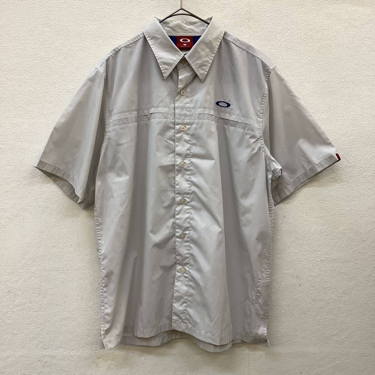 OAKLEY オークリー 90s 00s 赤タグ 半袖シャツ size M 古着 OAKLEY オークリー 90s 00s 赤タグ 半袖シャツ size M 古着