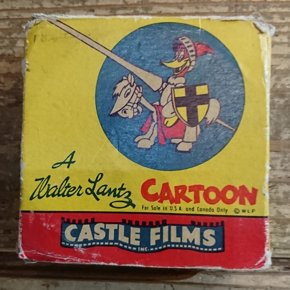 40s vintage woody woodpecker castle film walter lantz cartoon 8mm Woodpecker плёнка редкий 