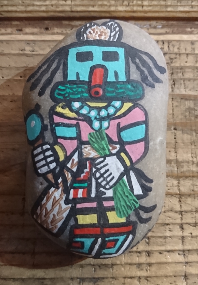 ホピ族 カチーナ 石 kachina