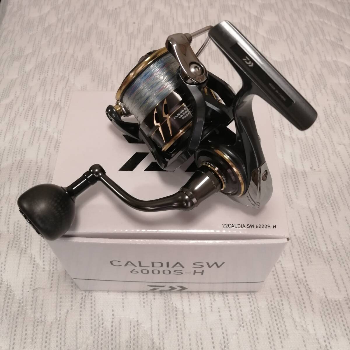 ☆　超美品！！　DAIWA ダイワ CALDIA　SW 22カルディアSW　6000S-H　ハンドルノブカスタム品！！　☆