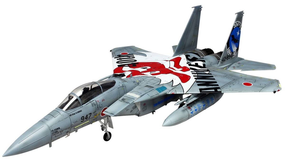 【中古】プラッツ 1/72 航空自衛隊 F-15J イーグル 第304飛行隊 創設40周年記念塗装機 テング・ウォーリアーズ プラモデル AC-24