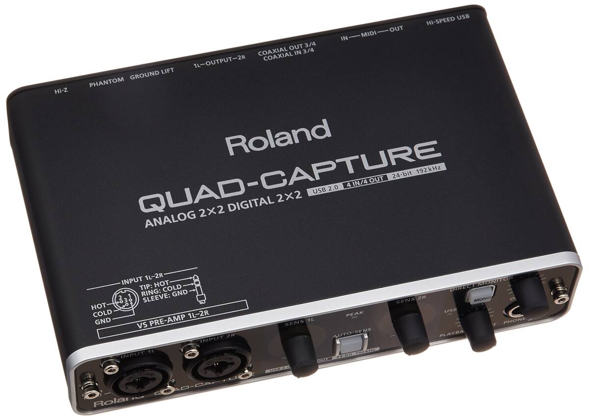 Roland QUAD-CAPTURE UA-55 ローランド オーディオ Roland QUAD-CAPTURE UA-55 ローランド オーディオ