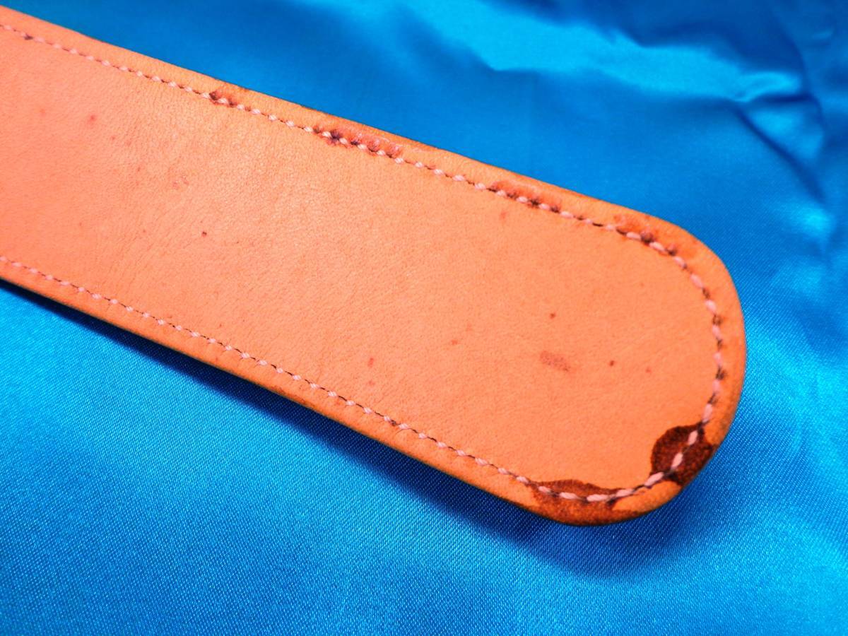 本物クロコダイヤ編み込みベルト（茶系コンビ色）処分価格　324_画像4