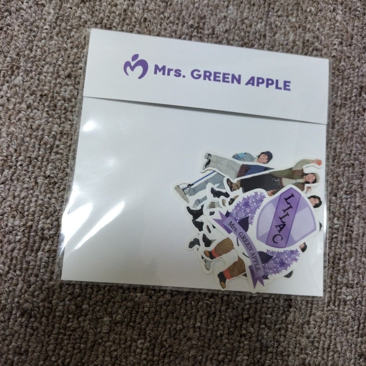 Mrs GREEN APPLE ライラック アクスタ ファイル ステッカー Mrs GREEN APPLE ライラック アクスタ ファイル ステッカー