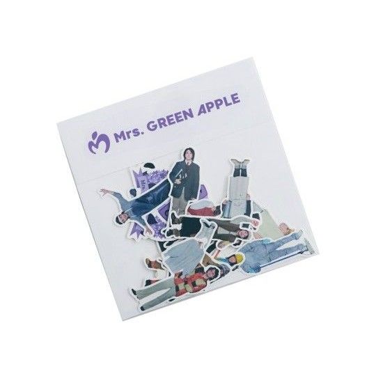 Mrs GREEN APPLE ライラック アクスタ ファイル ステッカー Mrs GREEN APPLE ライラック アクスタ ファイル ステッカー