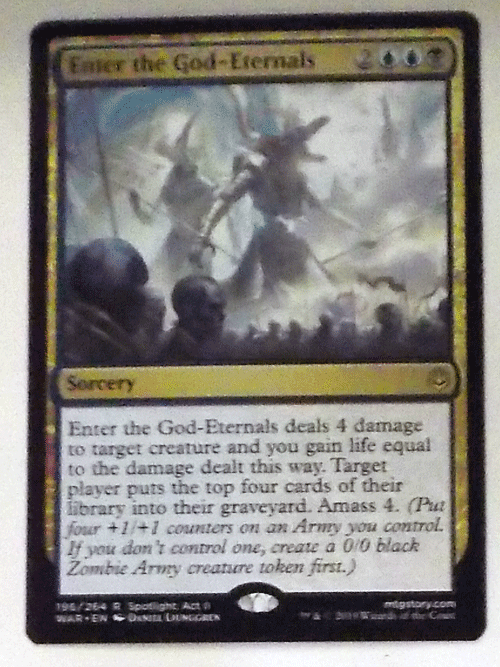 ＭTG英語/Enter the God-Eternals(永遠神の投入)/灯争大戦/レア_画像1