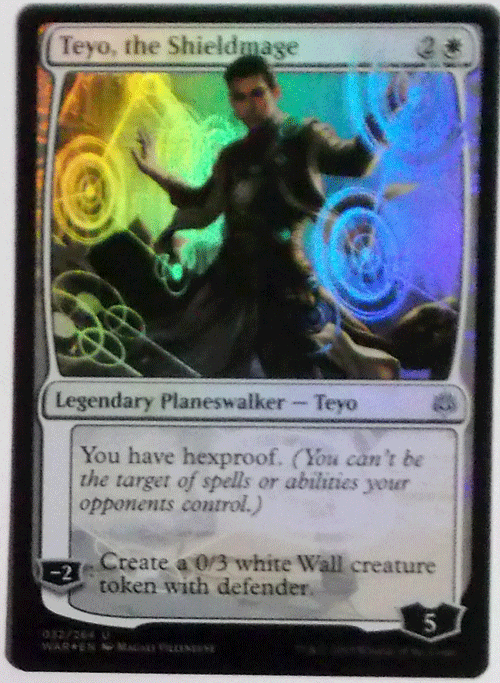 ＭTG英語/foil/Teyo,the Shieldmage(盾魔道士、テヨ)/灯争大戦/アンコモン_画像1