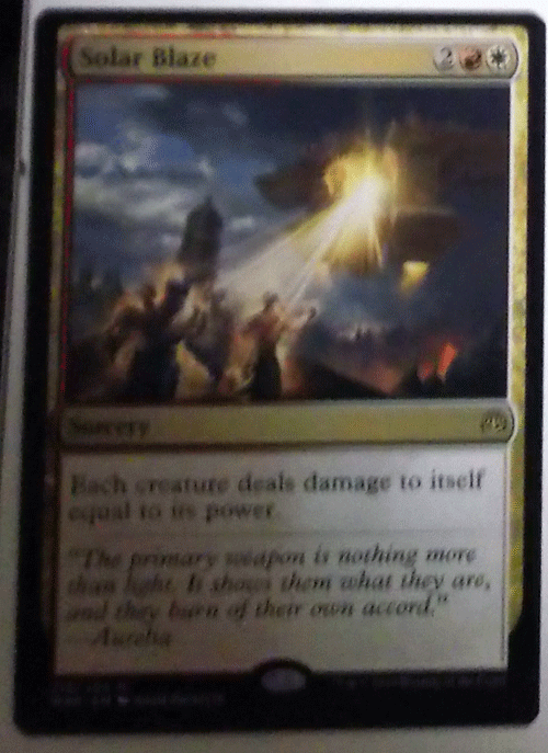 ヤフオク Mtg英語 Solar Blaze 陽光の輝き 灯争大戦 レア