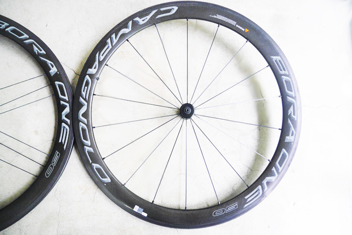 CAMPAGNOLO BORAONE50 チューブラー 前後ホイールセット カンパニョーロ ボーラワン50 ボラワン【ジャンク】