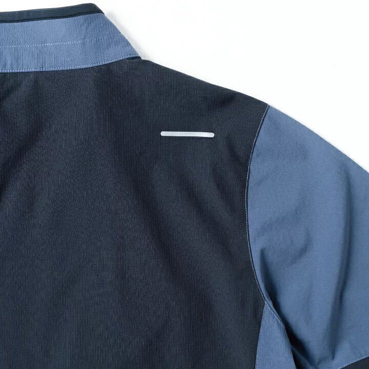 新品 ブラック Mサイズ 2024 SS 新商品 G.GROUND ブルゾン 0328-00 0328-10 ナイロン 冷感 ストレッチ 軽量 吸汗速乾 消臭 反射_画像6