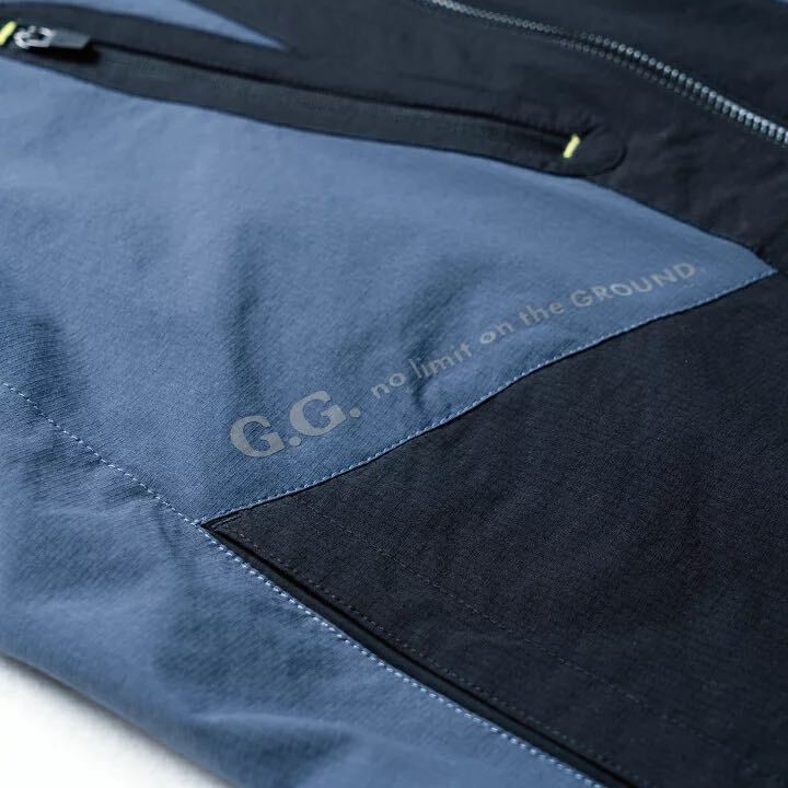 新品 ブラック Mサイズ 2024 SS 新商品 G.GROUND ブルゾン 0328-00 0328-10 ナイロン 冷感 ストレッチ 軽量 吸汗速乾 消臭 反射_画像5