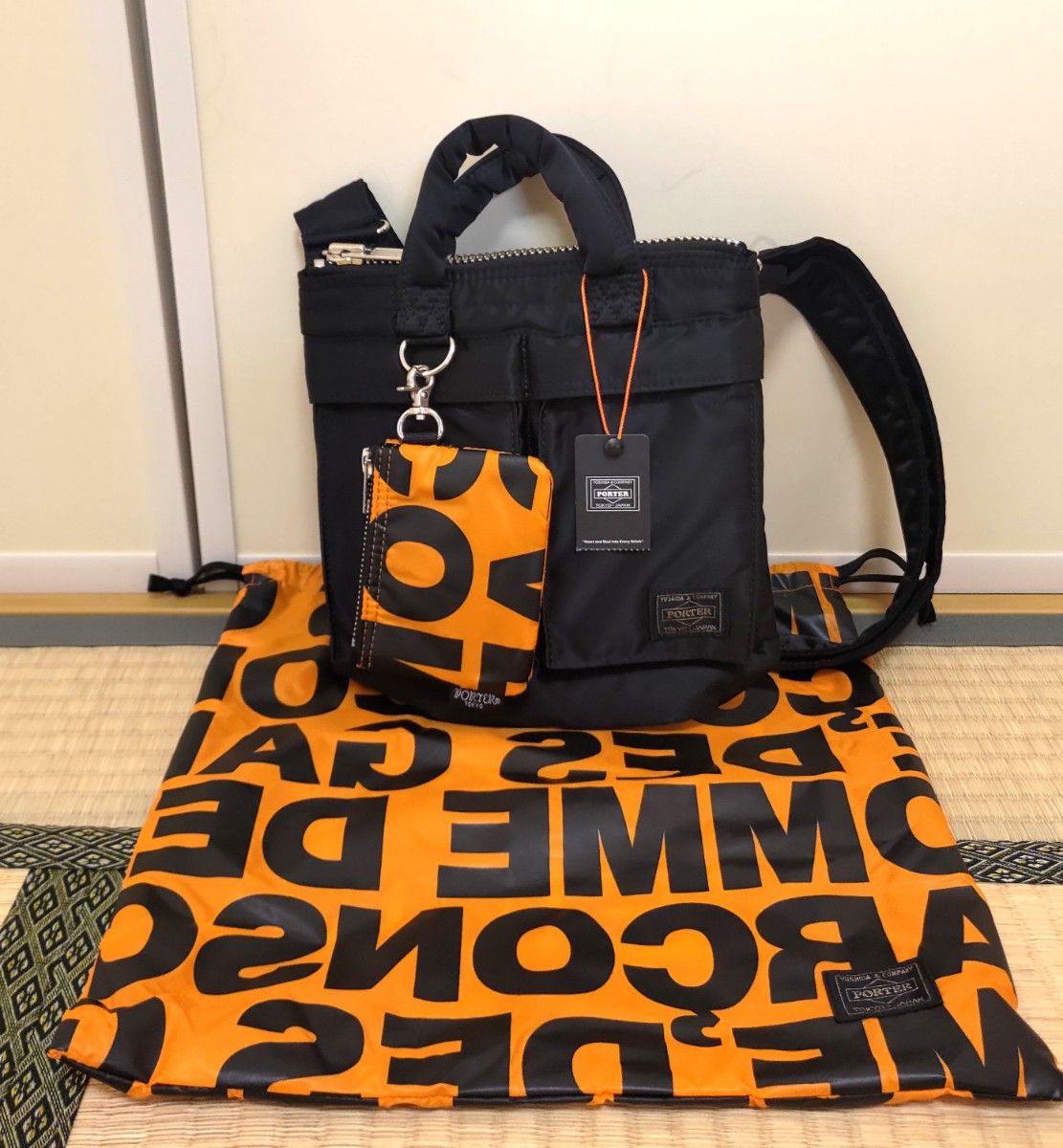PORTER × COMME des GARCONS XS ポーター ギャルソン タンカー PORTER × COMME des GARCONS XS ポーター ギャルソン タンカー