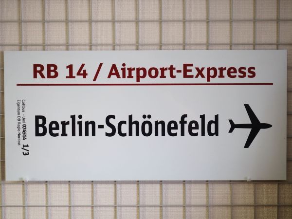 DB Германия National Railways большой сабо RB Berlin воздушный порт Express Berlin-Schonefeld Senftenbergshe-ne фетр zemf тонн bell k