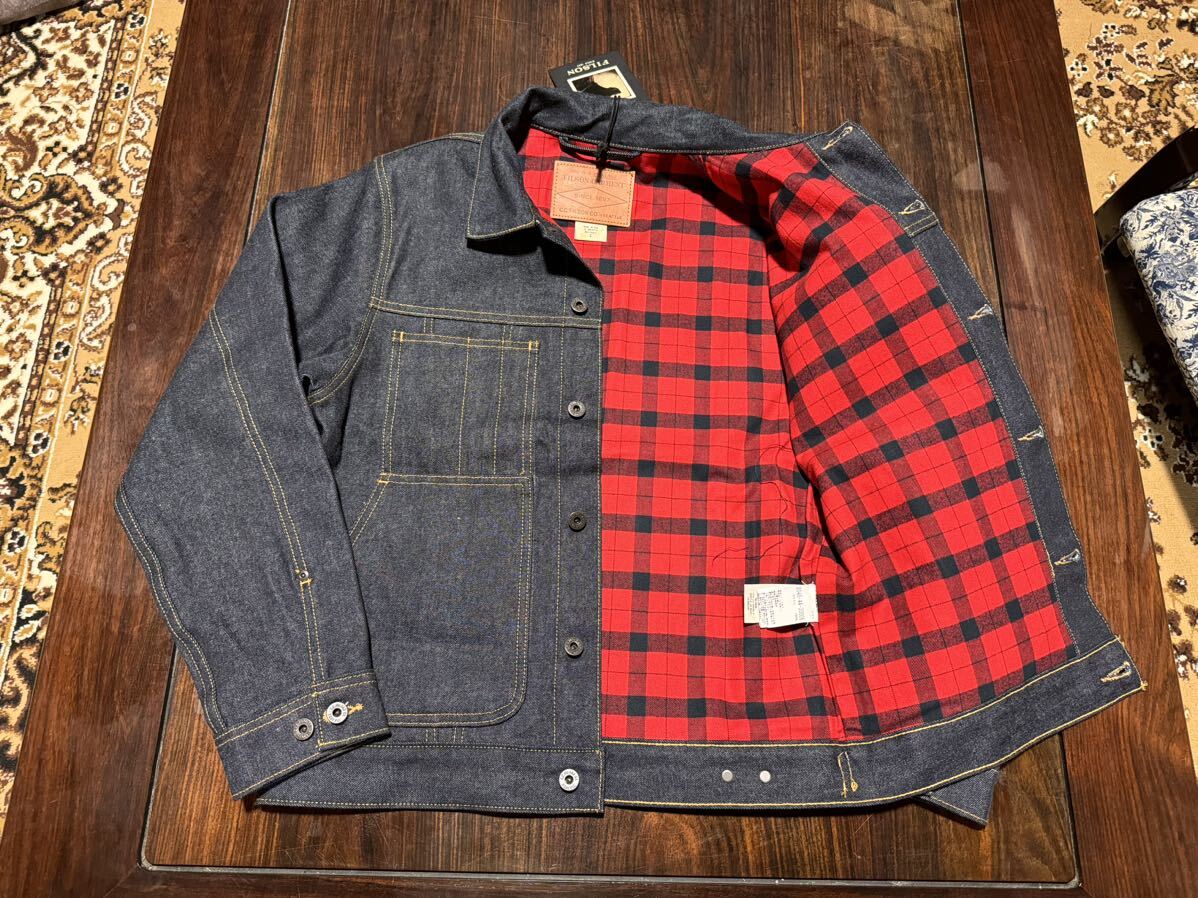 未使用 米国製 FILSON LINED DENIM SHORT CRUISER JACKET 未使用 米国製 FILSON LINED DENIM SHORT CRUISER JACKET